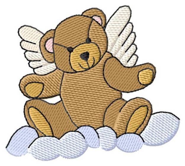 Picture of Angel Bear Machine Embroidery Design