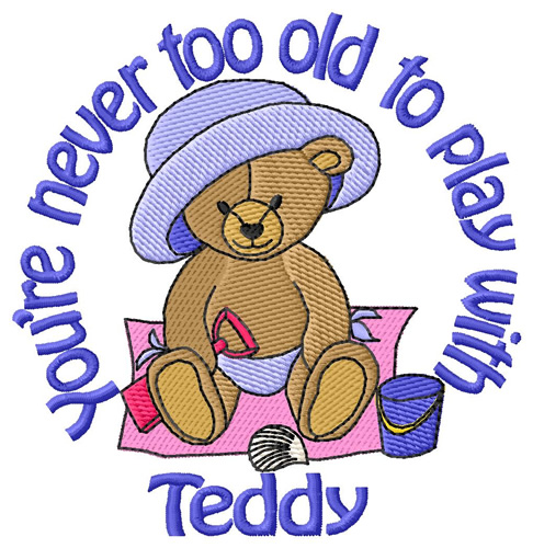 Never Too Old Machine Embroidery Design