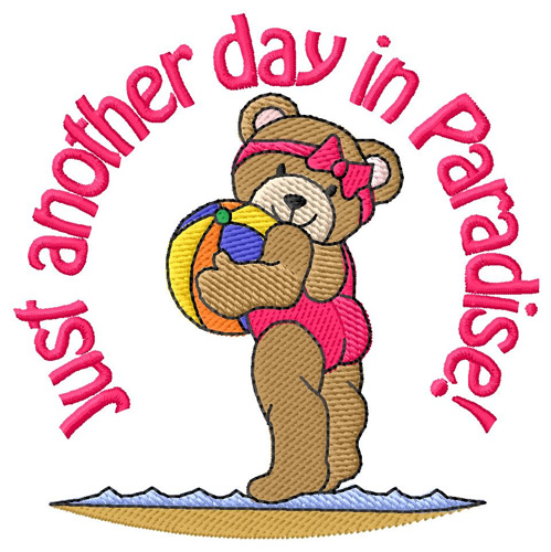 Another Day in Paradise Machine Embroidery Design