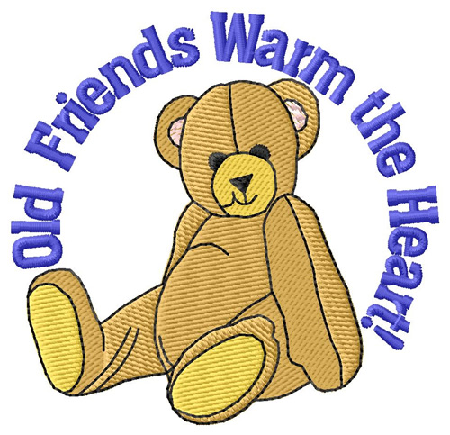 Old Friends... Machine Embroidery Design