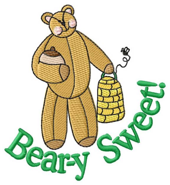 Picture of Beary Sweet Machine Embroidery Design