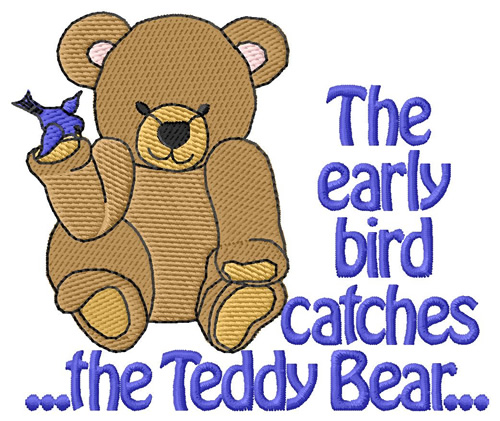 The Early Bird... Machine Embroidery Design