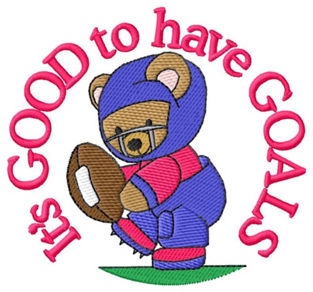 Picture of Good To Have Goals Machine Embroidery Design