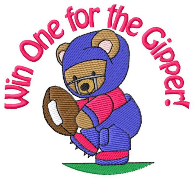 Picture of Win One For The Gipper Machine Embroidery Design