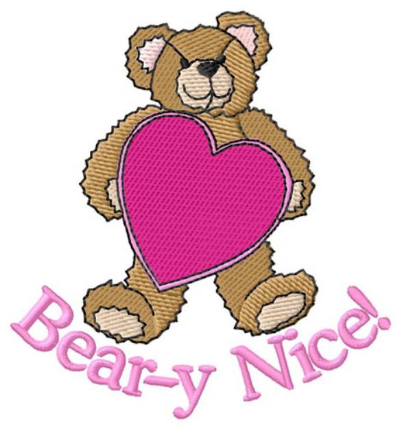 Picture of Beary Nice Machine Embroidery Design