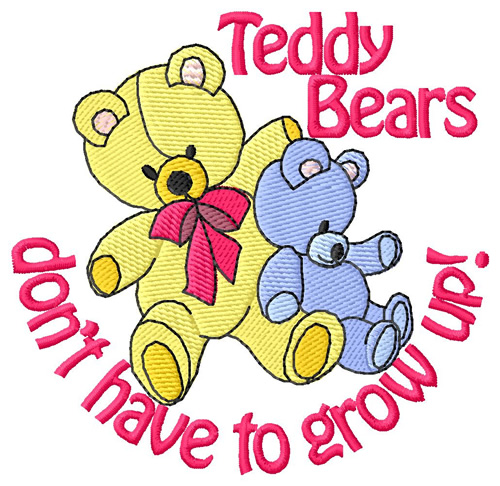 Grow Up Machine Embroidery Design