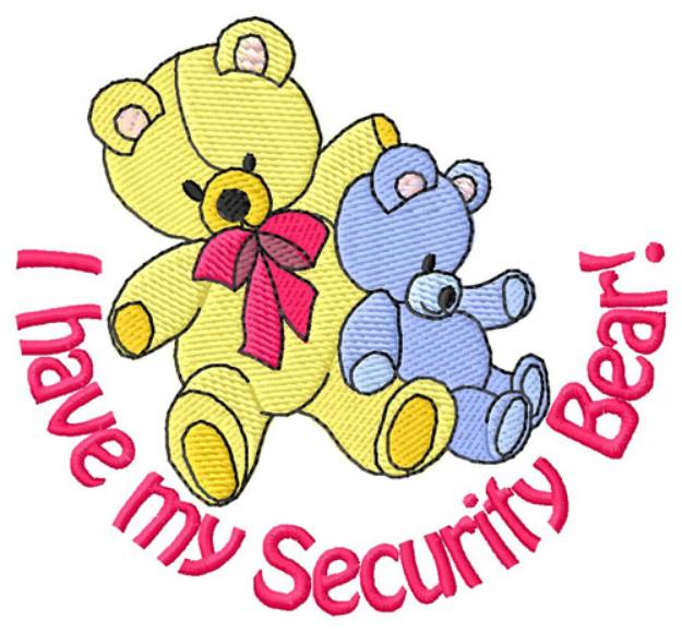 Picture of Security Bear Machine Embroidery Design