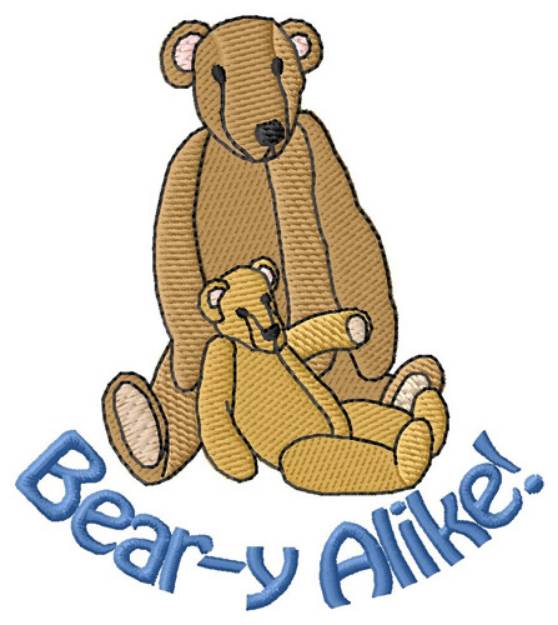 Picture of Beary Alike Machine Embroidery Design