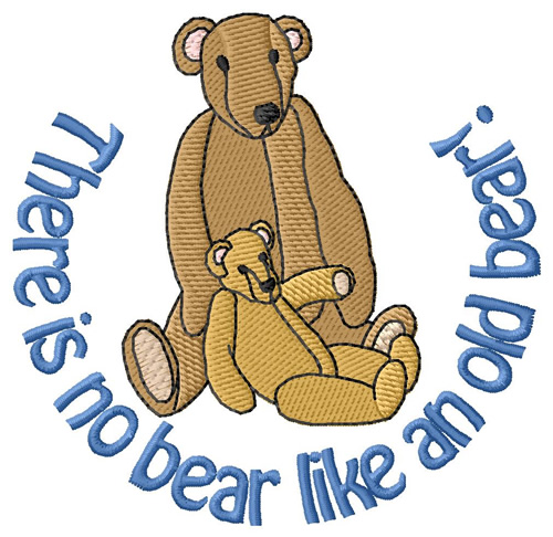 No Bear Machine Embroidery Design