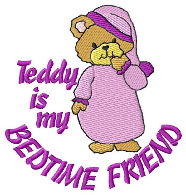 Picture of Bedtime Friend Machine Embroidery Design