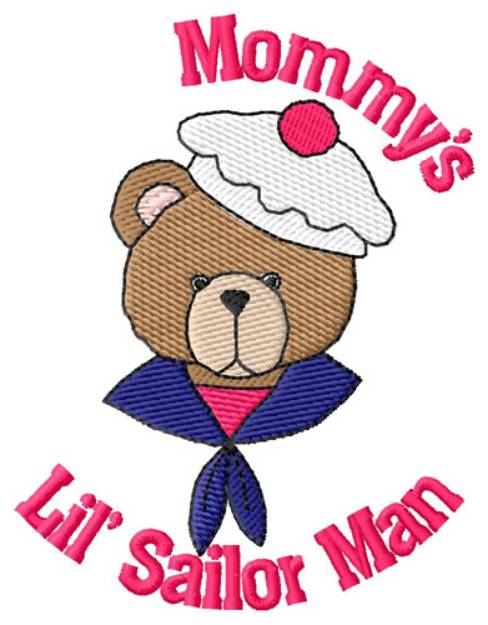 Picture of Mommys Lil Sailor Machine Embroidery Design