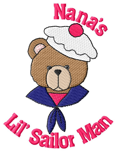 Nanas Lil Sailor Machine Embroidery Design