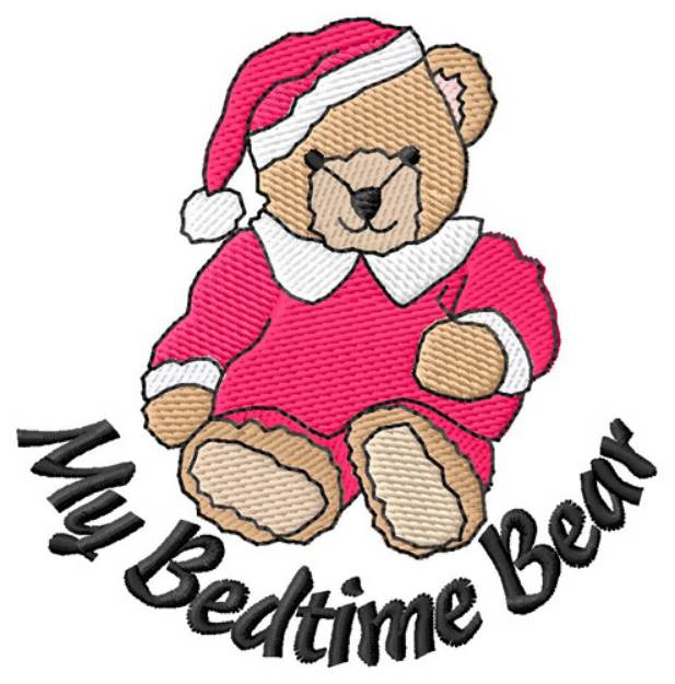 Picture of Bedtime Bear Machine Embroidery Design