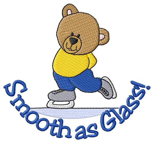 Smooth As Glass Machine Embroidery Design