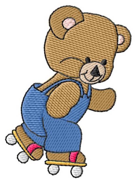 Picture of Roller Bear Machine Embroidery Design