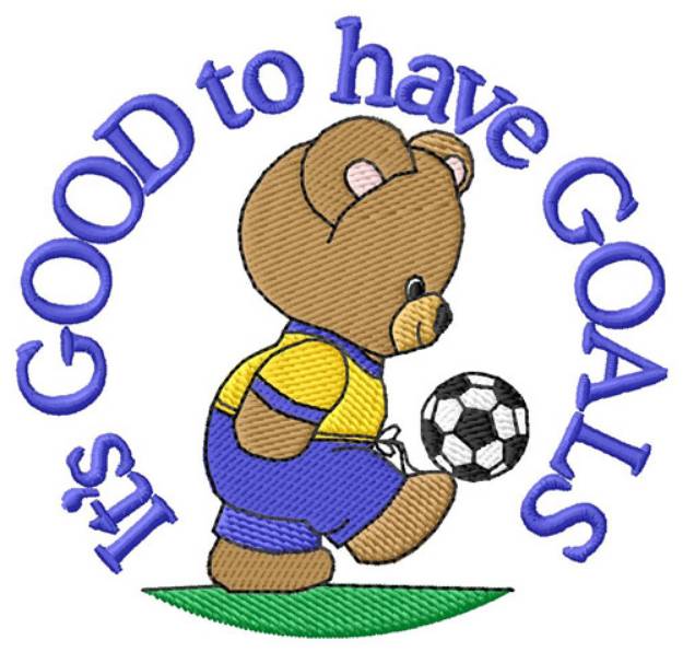 Picture of Goals Machine Embroidery Design