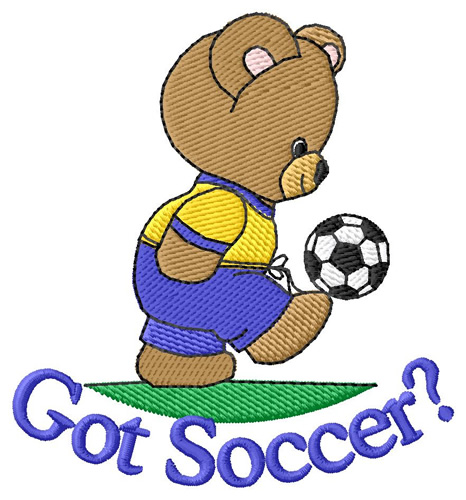 Got Soccer? Machine Embroidery Design