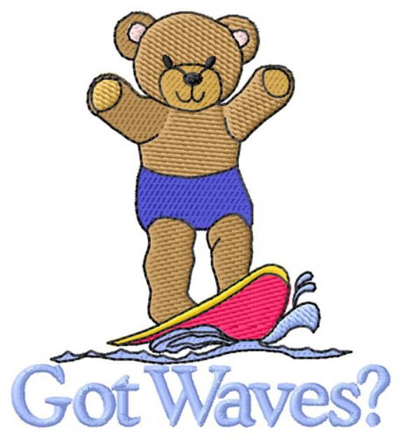 Picture of Got Waves? Machine Embroidery Design