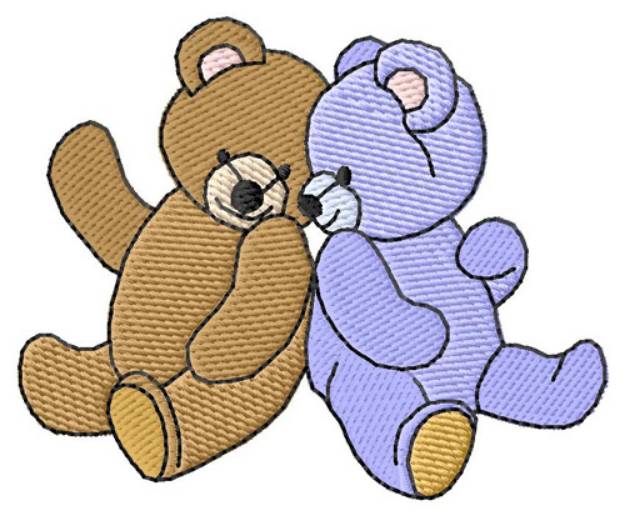 Picture of Two Bears Machine Embroidery Design