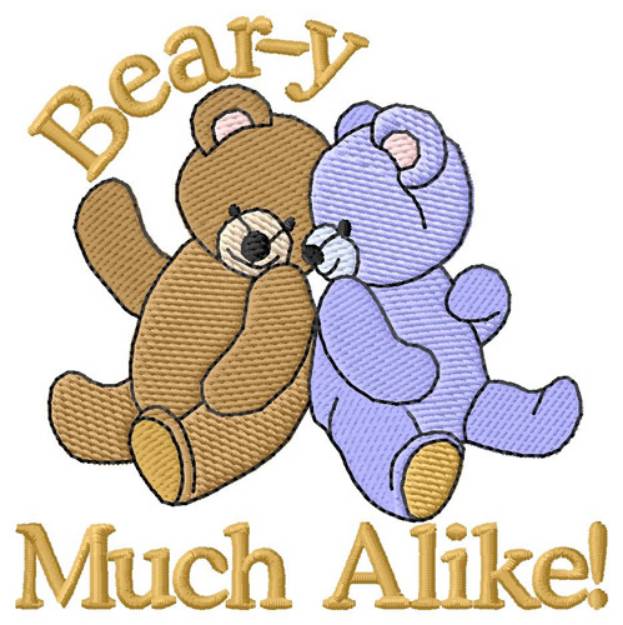 Picture of Much Alike Machine Embroidery Design