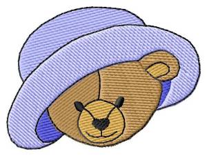 Picture of Bear In Hat Machine Embroidery Design