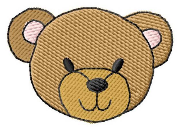 Picture of Bear Head Machine Embroidery Design
