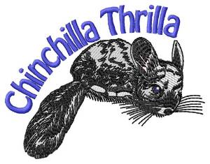Picture of Chinchilla Thrilla Machine Embroidery Design
