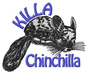 Picture of Killa Chinchilla Machine Embroidery Design