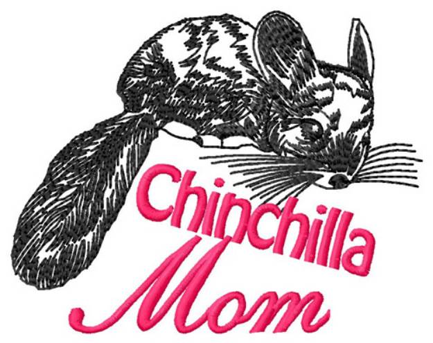 Picture of Chinchilla Mom Machine Embroidery Design