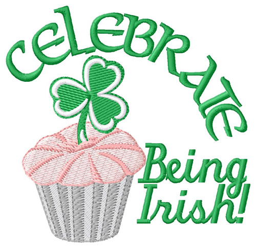 Celebrate Being Irish Machine Embroidery Design
