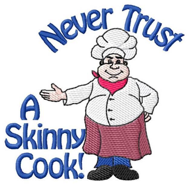 Picture of A Skinny Cook Machine Embroidery Design