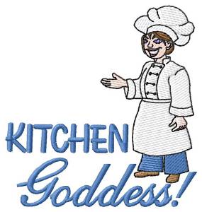 Picture of Kitchen Goddess Machine Embroidery Design