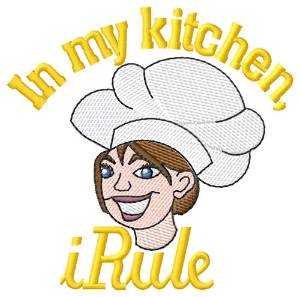 Picture of In My Kitchen iRule Machine Embroidery Design