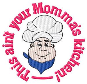Picture of Aint Mommas Kitchen Machine Embroidery Design