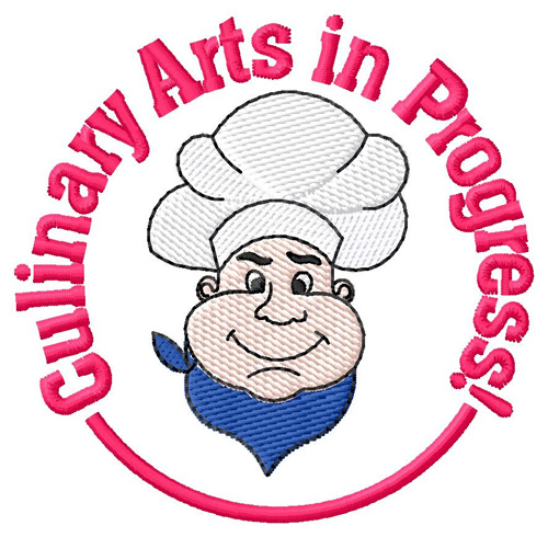 Culinary Arts in Progress Machine Embroidery Design