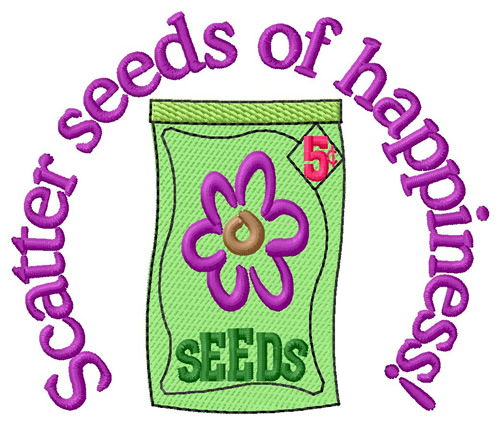 Seeds Of Happiness Machine Embroidery Design