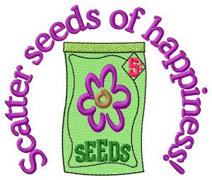Picture of Seeds Of Happiness Machine Embroidery Design
