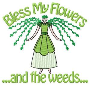 Picture of Bless My Flowers Machine Embroidery Design