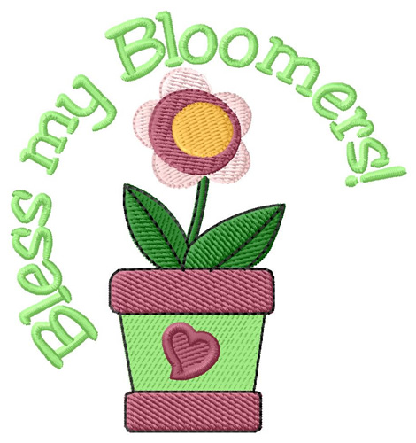 Bless My Bloomers Machine Embroidery Design