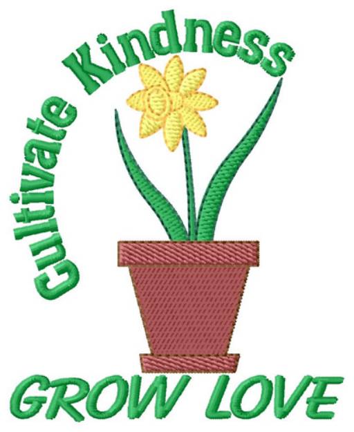Picture of Cultivate Kindness Machine Embroidery Design