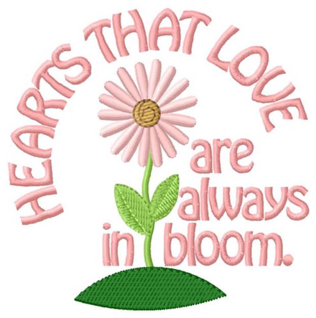 Picture of Love In Bloom Machine Embroidery Design