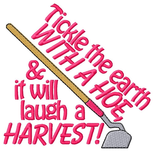 Tickle For Harvest Machine Embroidery Design