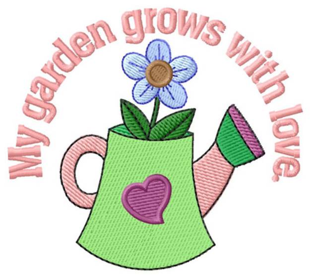 Picture of Gardening With Love Machine Embroidery Design