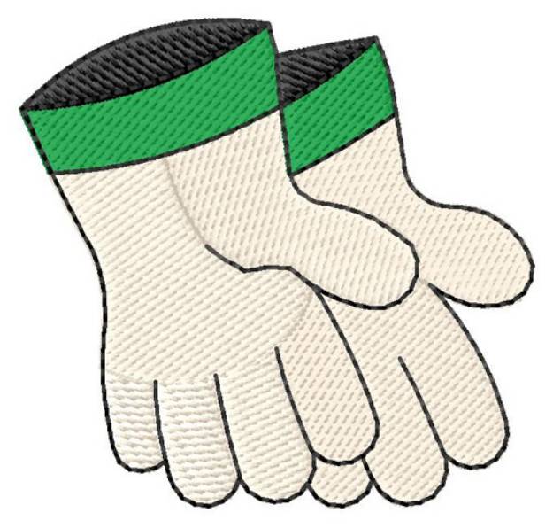 Picture of Gardening Gloves Machine Embroidery Design