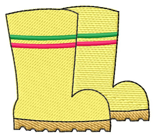 Boots Machine Embroidery Design