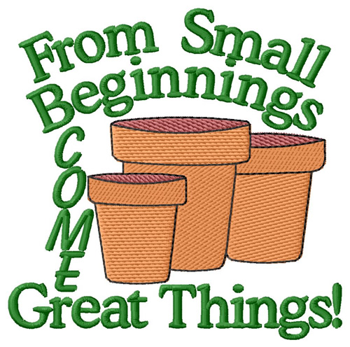 Small Beginnings Machine Embroidery Design