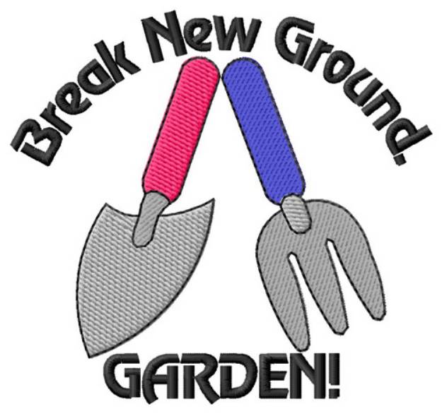 Picture of Break New Ground Machine Embroidery Design