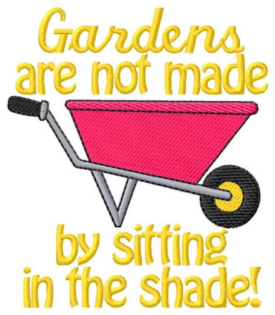Picture of Gardens In The Shade Machine Embroidery Design
