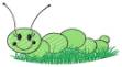Picture of Worm Machine Embroidery Design