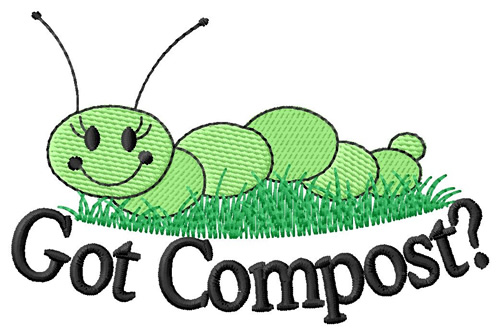 Got Compost? Machine Embroidery Design